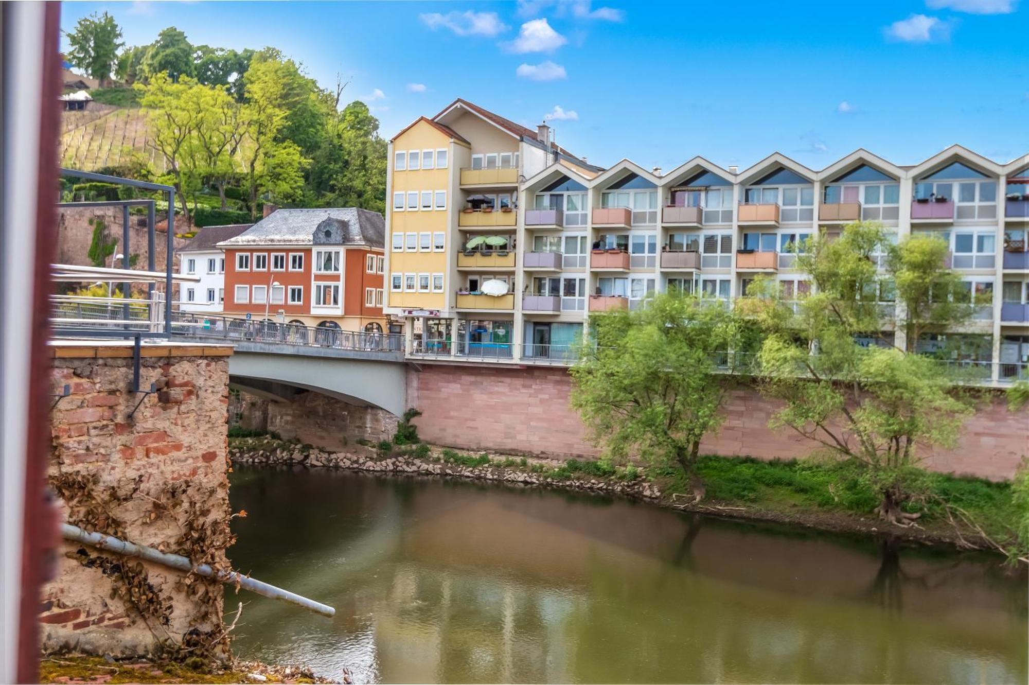 Altstadt Apartment Am Wasser Mit Parkplatz Und Riesigem Garten Bad Kreuznach Esterno foto